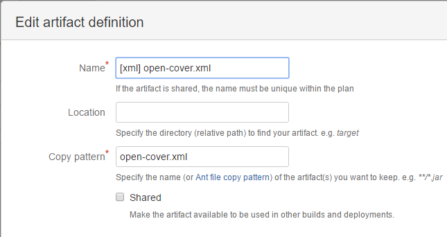 OPENCOVER ARTIFACT