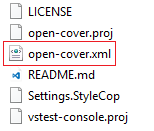 OpenCover xml