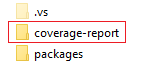 Coverage Report Folder