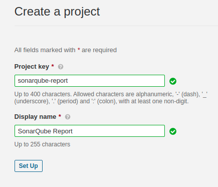 sonarqube-create-project